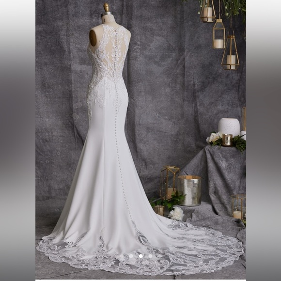 Audrina Halter Crepe Bridal
Dress | Maggie Sottero - Picture 3 of 16